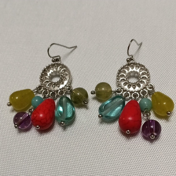 Colorful Dangle Earrings - Picture 1 of 1